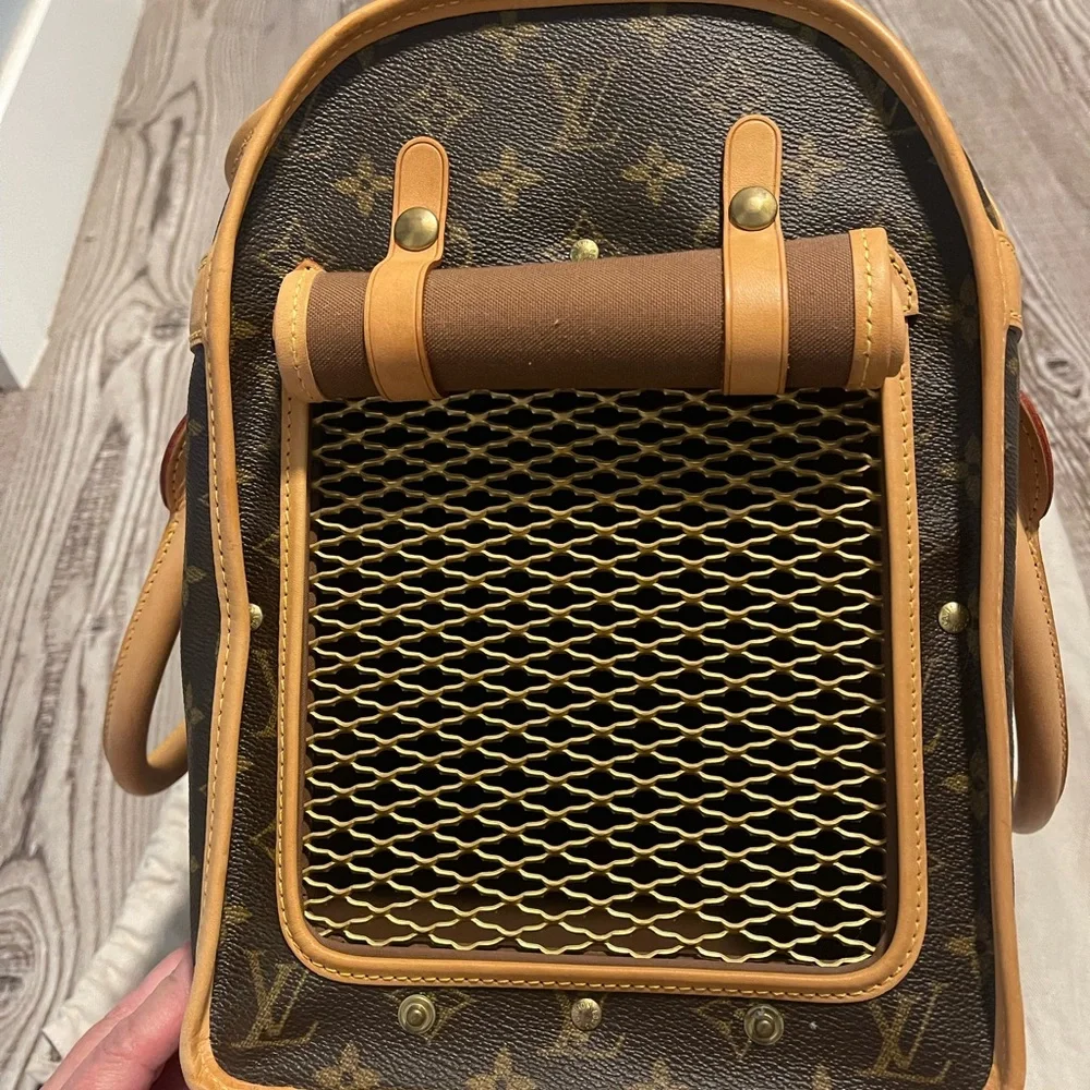 Authentic Louis Vuitton Monogram Pet Carrier